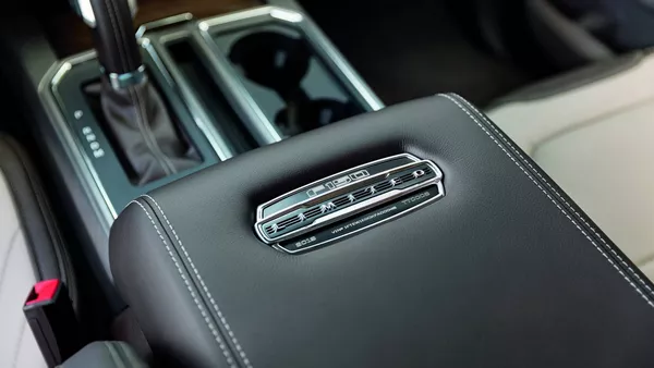 interior of the Ford F-150 2019 Limited trim