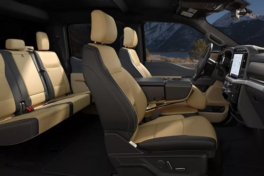Ford F-150 interior view