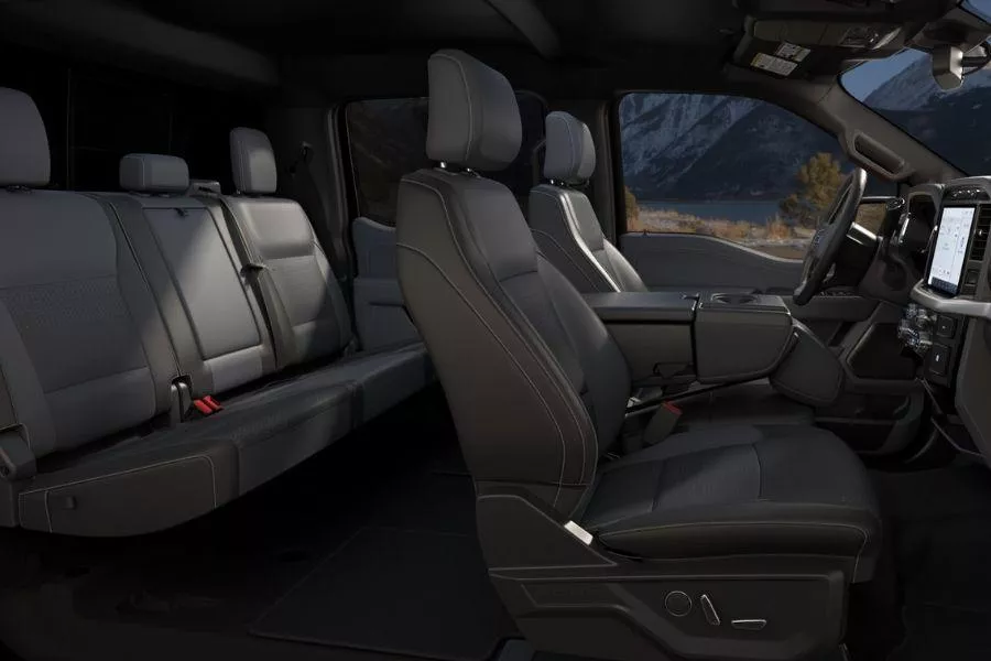 Ford F-150 interior view