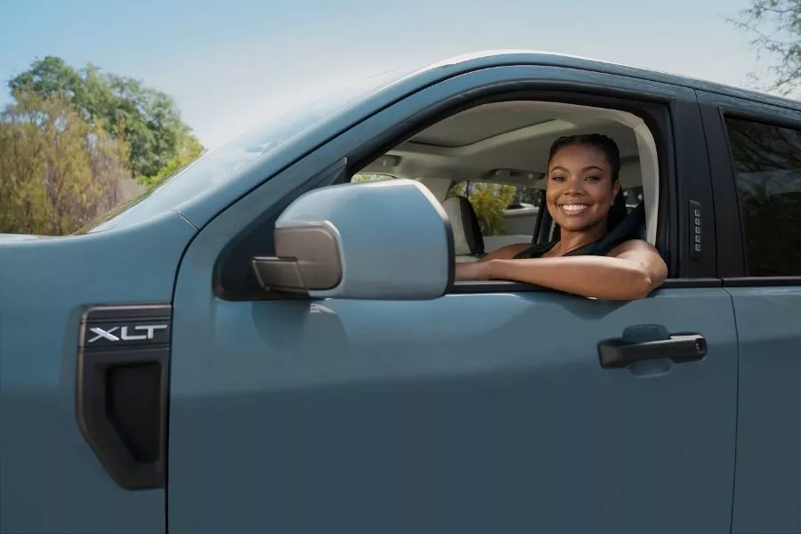 Gabrielle Union in Ford Maverick