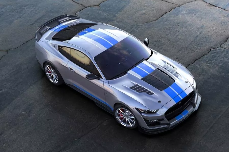 Ford Shelby GT500KR Mustang top view