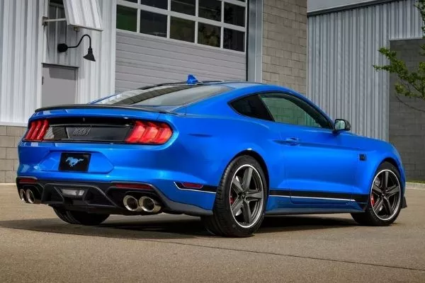 2021 Ford Mustang Mach 1 rear view
