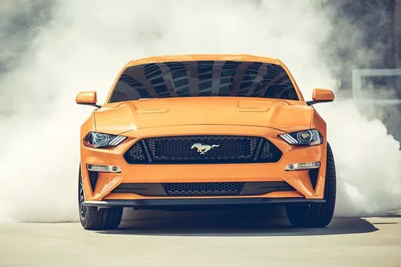 Ford Mustang front view