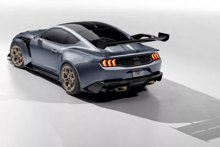 Ford Mustang GTD rear view