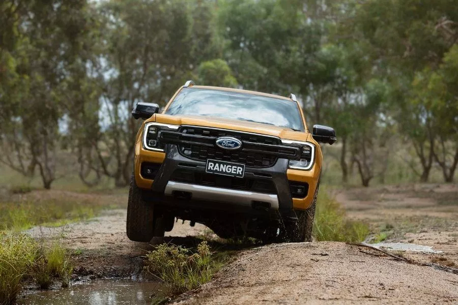 Ford Ranger off-roading
