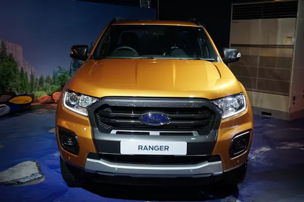 font of the Ford Ranger 2019