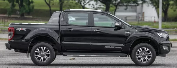 The side of theFord Ranger 2.2L WildTrak