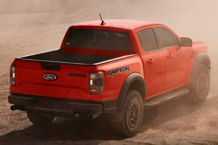 Ford Ranger Raptor rear view