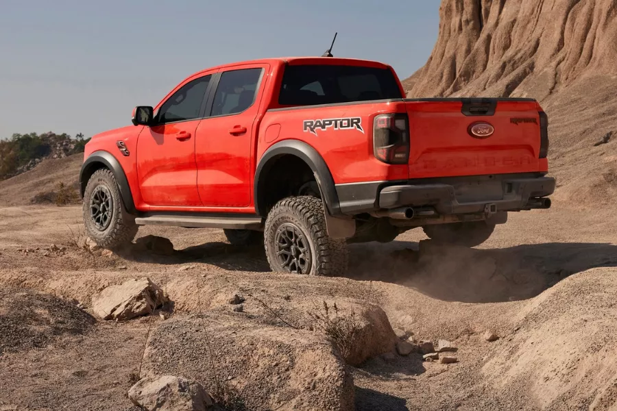 Ford Ranger Raptor rear view