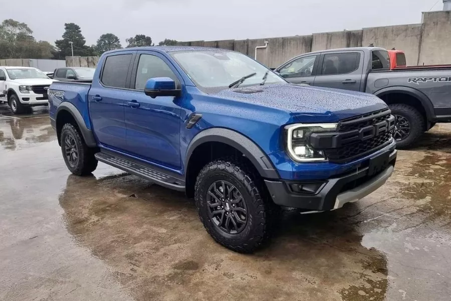 Ford Ranger Raptor Blue Lightning