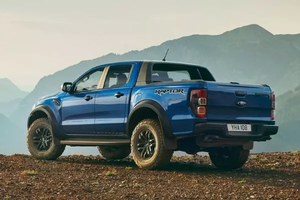 We will have to wait for further announcements for the new Ranger Raptor Ford Ranger Raptor rear view