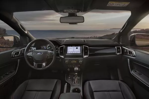 A picture of the interior of the Ford Ranger Thunder