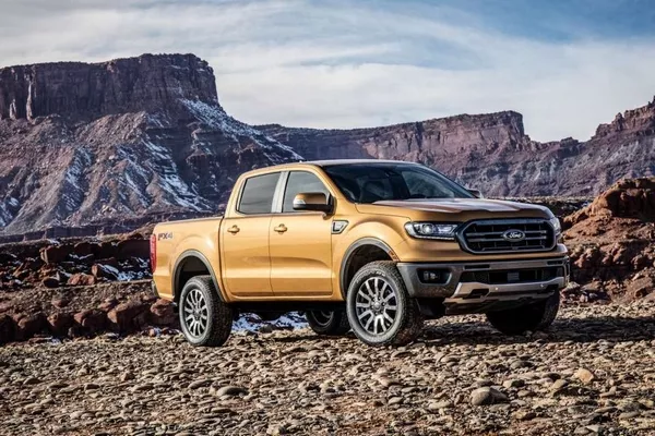 Ford Ranger 2018 facelift angular front