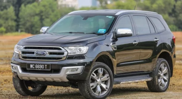 Ford Everest 2018 angular front