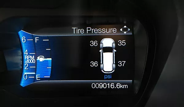 Ford Everest 2019 Tire Pressure monitor