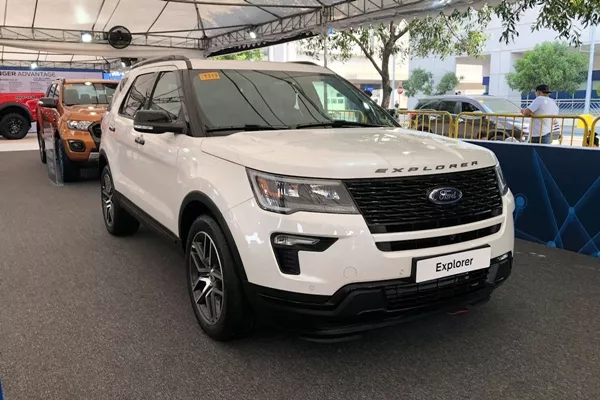 Ford Explorer 2019 at local launch in the Philippines - angular front