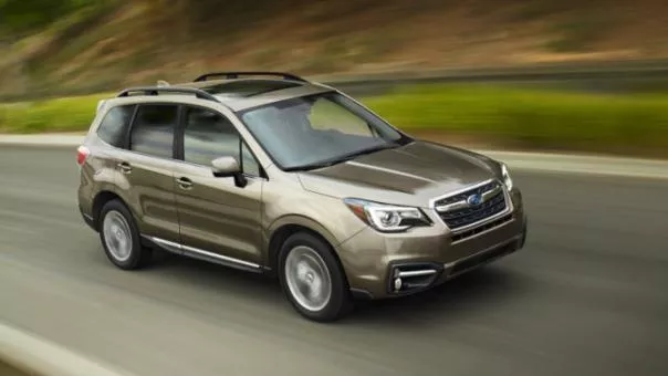 Subaru Forester on the road