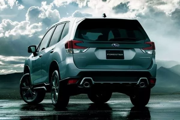 A picture of the rear of the Subaru Forester Sport Turbo.