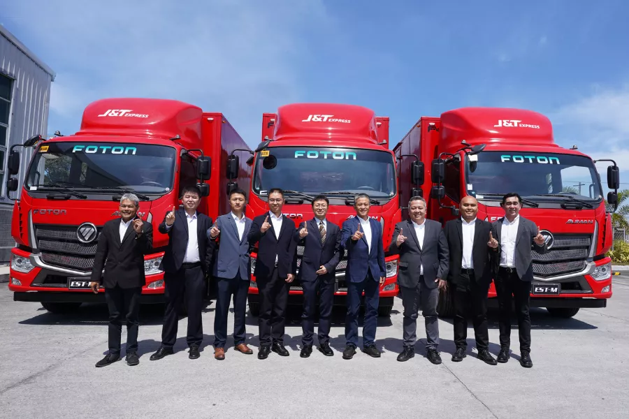 Foton Philippines and J&T Express turnover