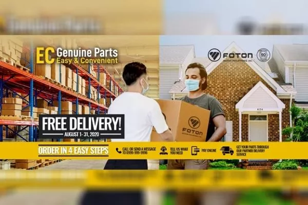 EC Genuine Parts Free Delivery Promo ad