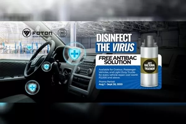 Free Antibac Solution Promo ad