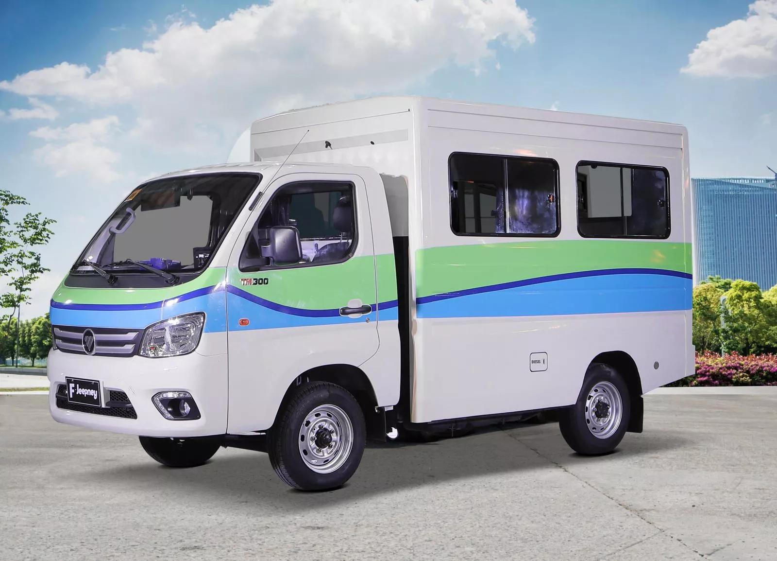 Foton F-Jeepney F11 front view