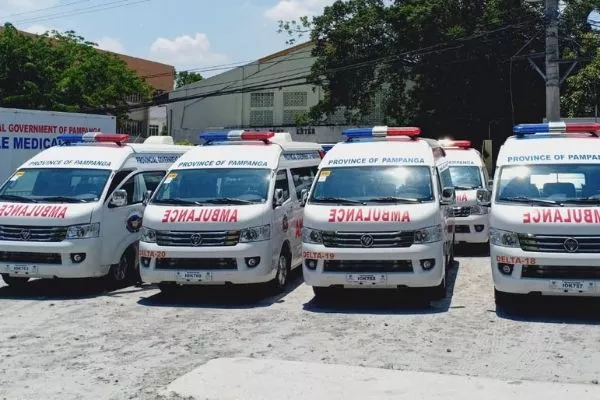 Parked Foton Travellers in Pampanga