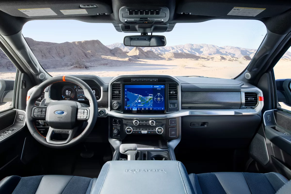 2021 Ford F-150 Raptor dashboard
