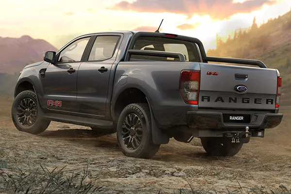 A picture of the rear of the Ranger FX4