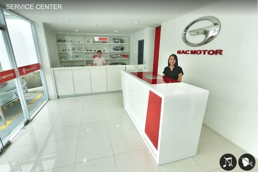 GAC Motor PH's Service Center virtual showroom