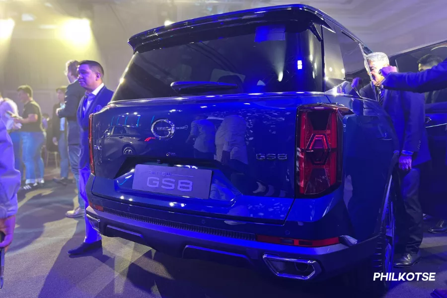 The GS8 boasts ADAS features GAC GS8 rear view