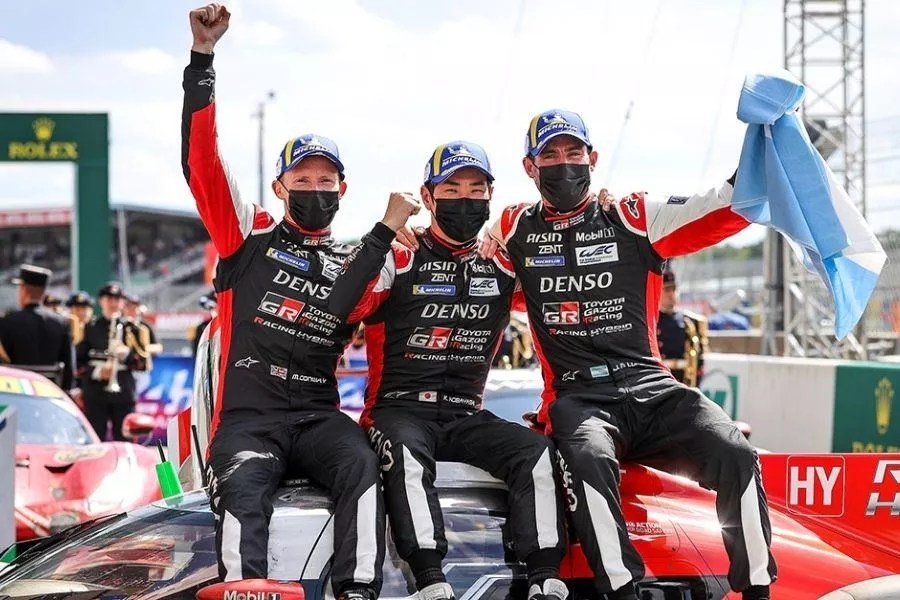 A picture of Toyota Gazoo Racing's drivers