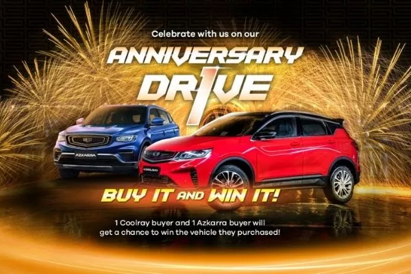 Geely's first year anniversary promo ad