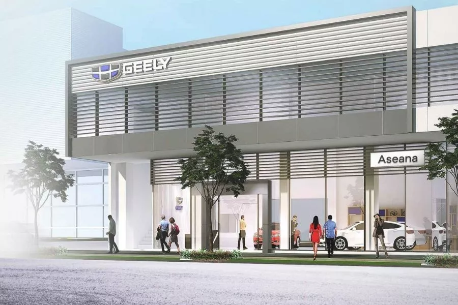 New Geely Aseana dealership