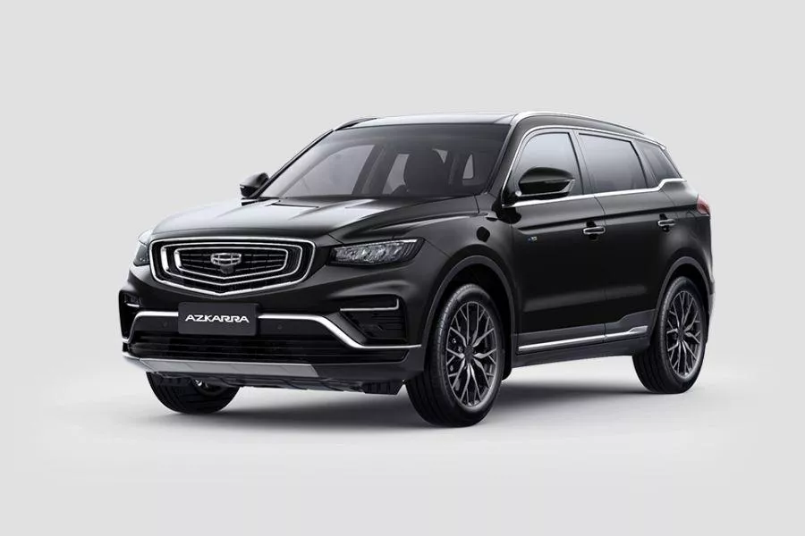 Geely Azkarra in black front view