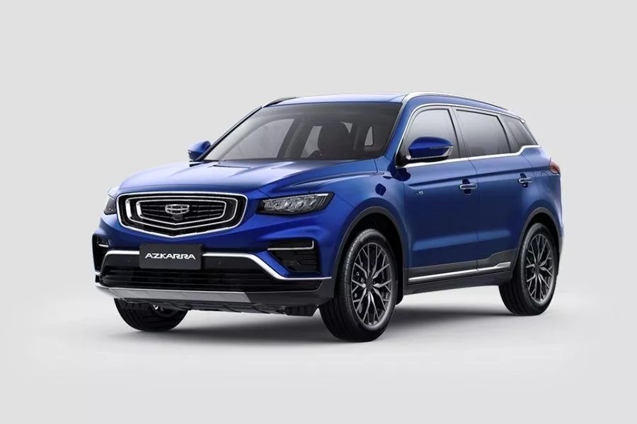 Geely Azkarra in Blue front view