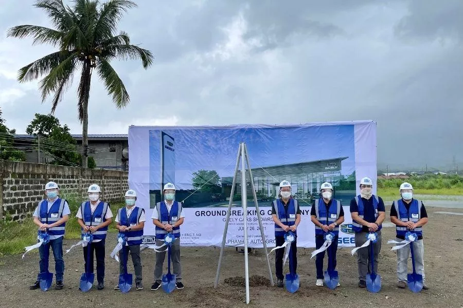 Geely groundbreaking ceremony in Calamba, Laguna