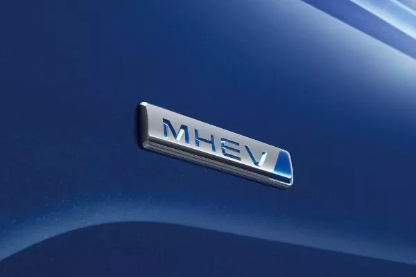 geely mhev badge