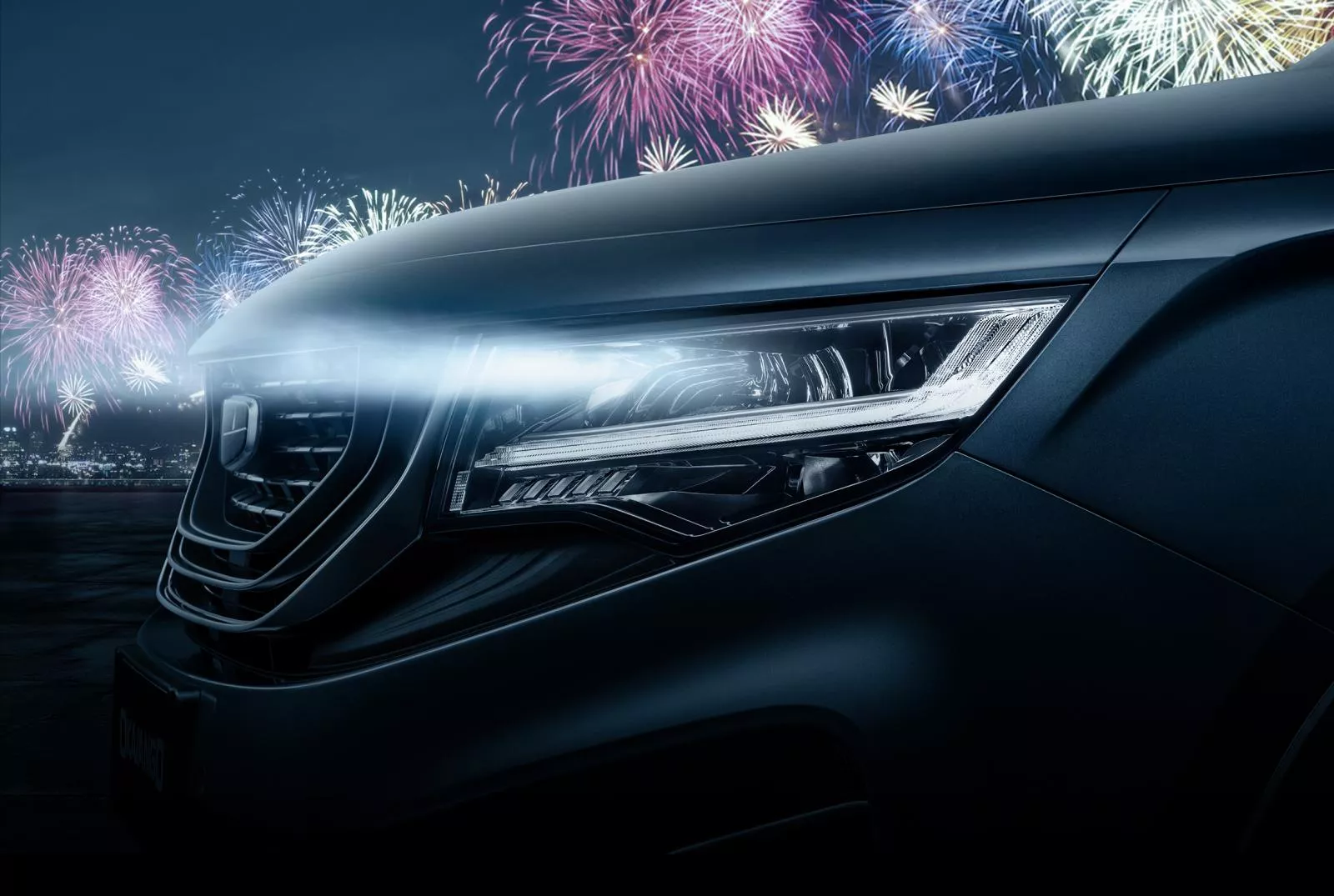 Geely Okavango ADB matrix LED headlamps feature