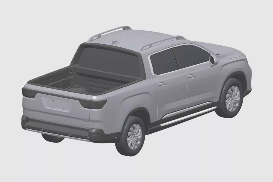 Geely Radar patent rear view