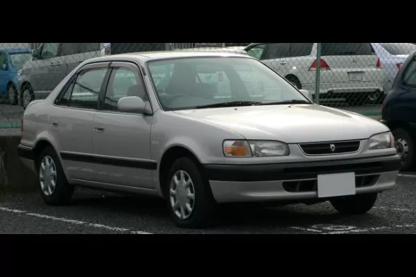 The eighth-generation Corolla carried over the previous model platform to cut costs Gen 8 Toyota Corolla