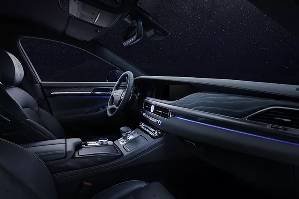 A picture of the G90 Stardust's interior