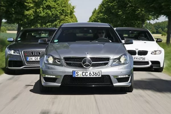 German Cars on the Raod