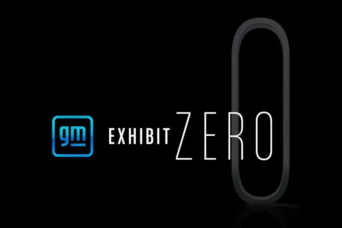 GM's Exhibit Zero using the new logo A picture of Exhibit Zero virtual showroom