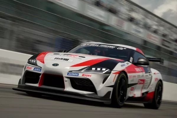 A picture of a Supra in Gran Turismo Sport.