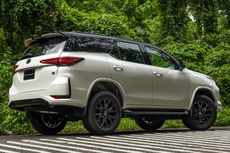 2022 Toyota Fortuner GR Sport rear shot