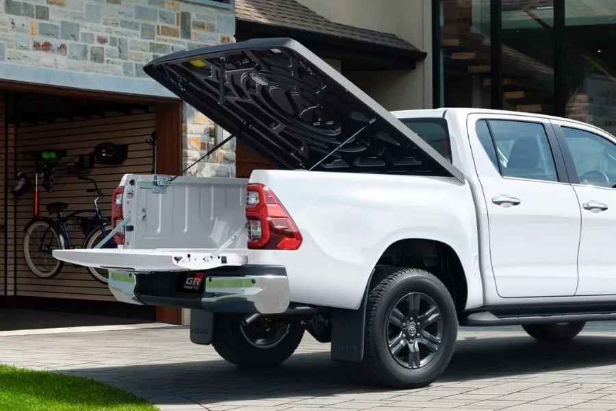A picture of the Gazoo Racing tonneau cover