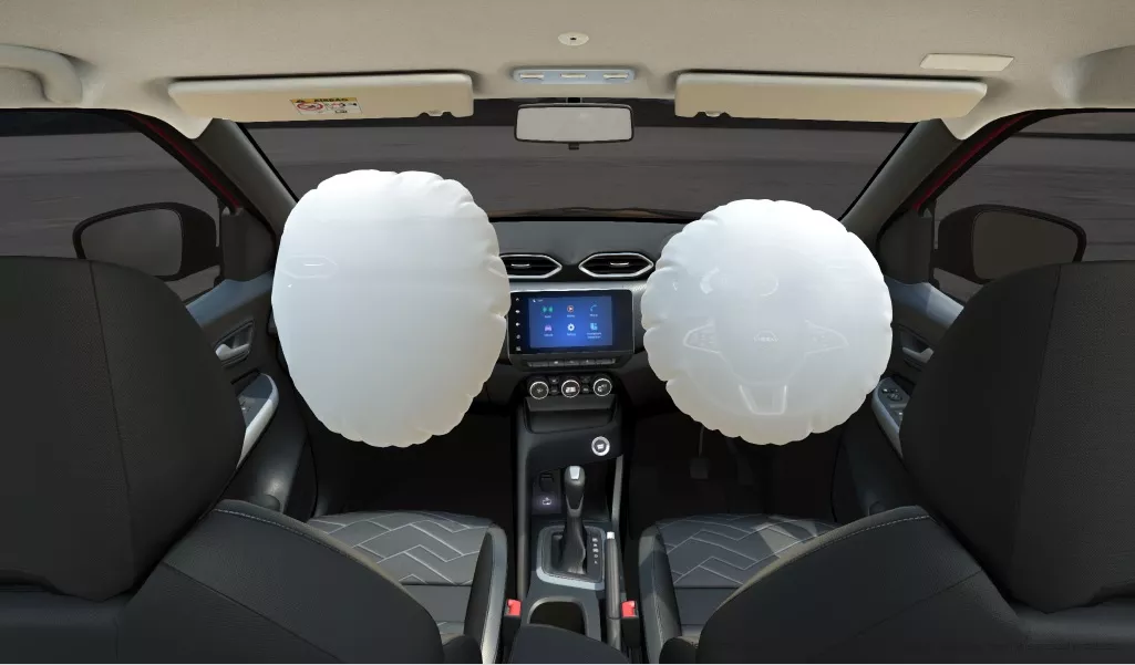 Magnite dual airbags 