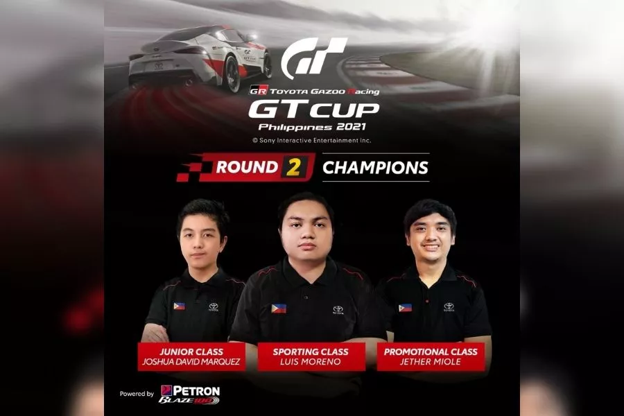 A picture of the 2021 GR GT Cup Round 2 champions