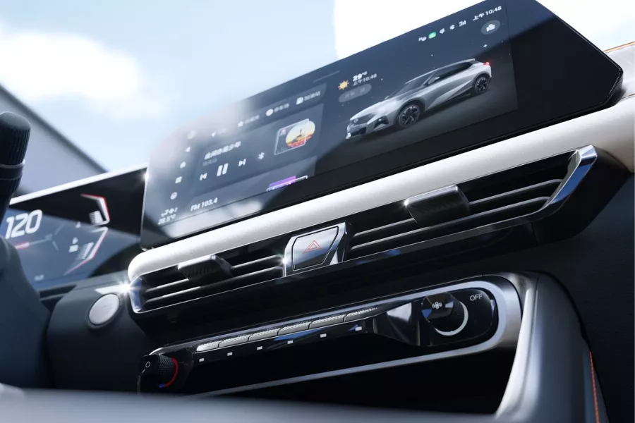 GS3 infotainment system